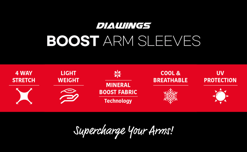 Diawings Boost Arm Sleeves (White)